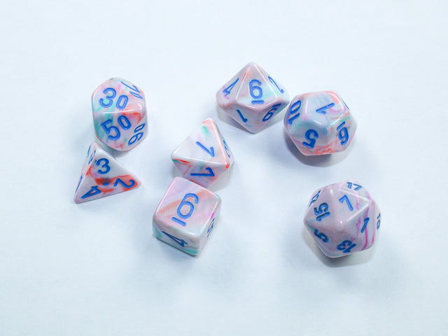 Festive® Mini-hedral™ Pop Art™/blue 7-Die set