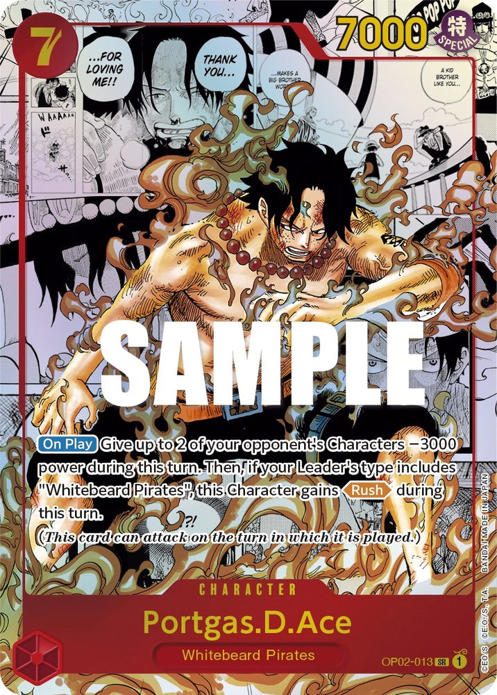 Portgas.D.Ace (OP02-013) (Alternate Art) [Paramount War]