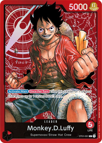 Monkey.D.Luffy (ST01-001) [Starter Deck: Straw Hat Crew]