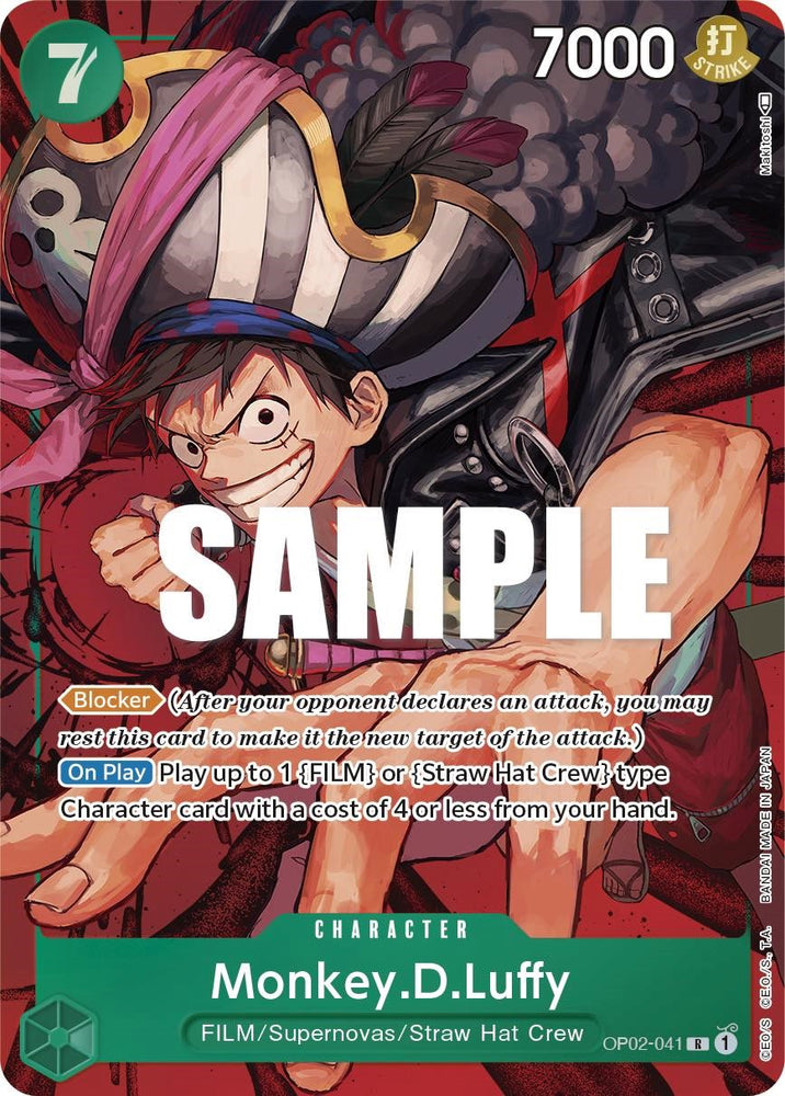 Monkey.D.Luffy (OP02-041) (Alternate Art) [Paramount War]