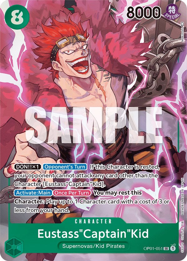 Eustass"Captain"Kid (OP01-051) (Parallel) [Romance Dawn]