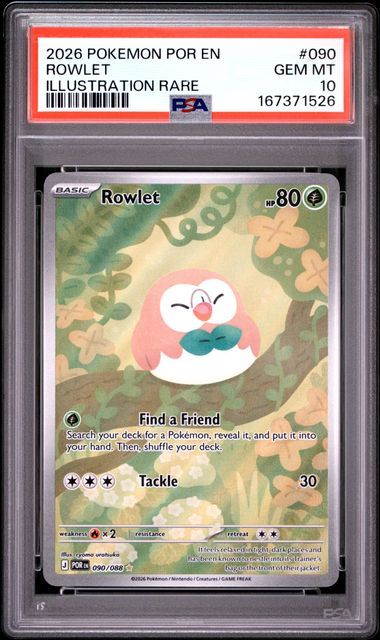 Rowlet (90) - Perfect Order - PSA 10