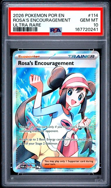 Rosa'S Encouragement (114) - Perfect Order - PSA 10
