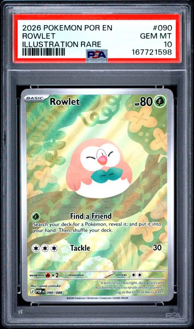 Rowlet (90) - Perfect Order - PSA 10