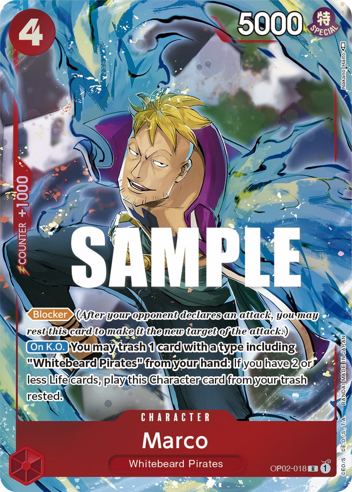 Marco (OP02-018) (Alternate Art) [Paramount War]
