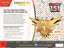 Scarlet & Violet: 151 - Zapdos ex Collection