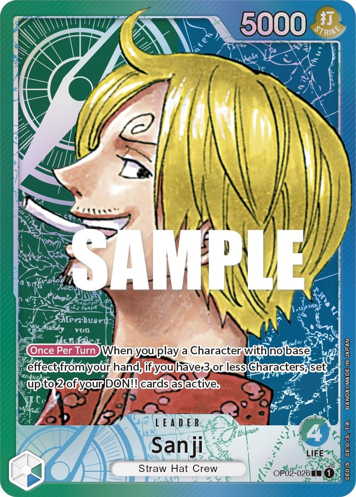 Sanji (OP02-026) (Alternate Art) [Paramount War]