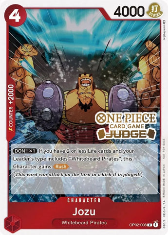 Jozu (OP02-008) (Judge) [One Piece Promotion Cards]