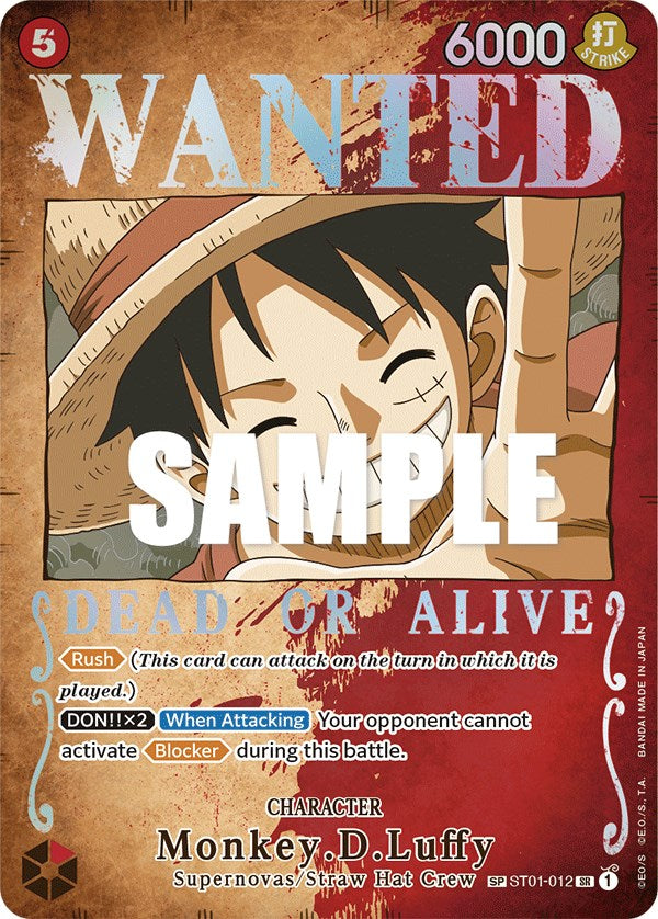 Monkey.D.Luffy (ST01-012) (Wanted Poster) [Pillars of Strength]
