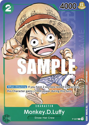 Monkey.D.Luffy (P-037) (Gen Con 2023) [One Piece Promotion Cards]