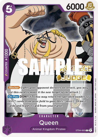 Queen (ST04-005) (Judge Pack Vol. 2) [One Piece Promotion Cards]