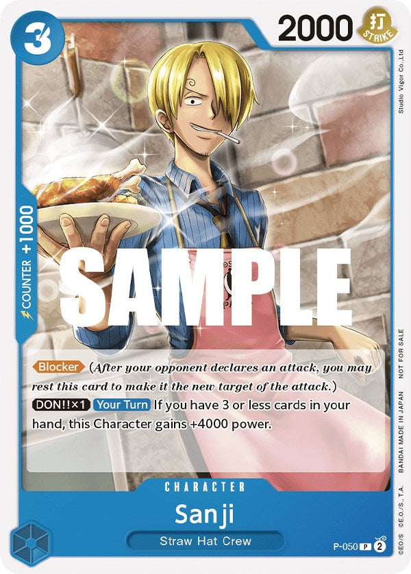 Sanji (P-050) (Sealed Battle Kit Vol. 1) [One Piece Promotion Cards]
