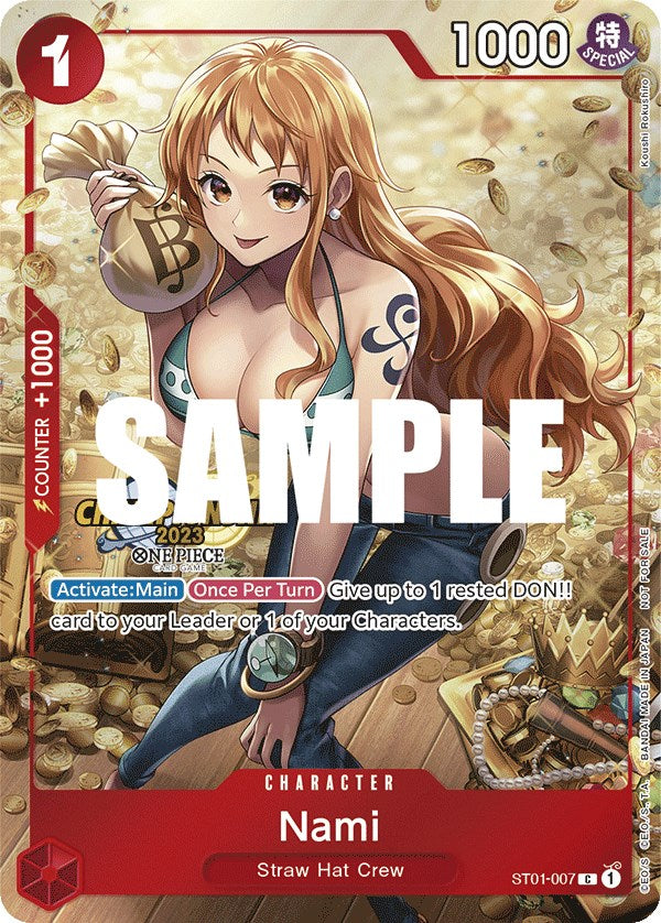 Nami (ST01-007) (CS 2023 Celebration Pack) [One Piece Promotion Cards]
