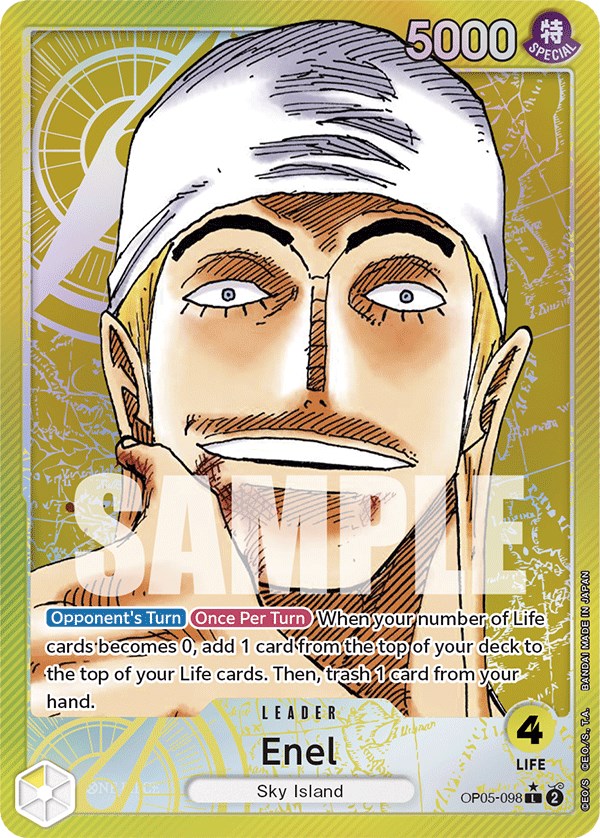 Enel (OP05-098) (Alternate Art) [Awakening of the New Era]