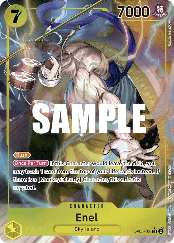 Enel (OP05-100) (Alternate Art) [Awakening of the New Era]