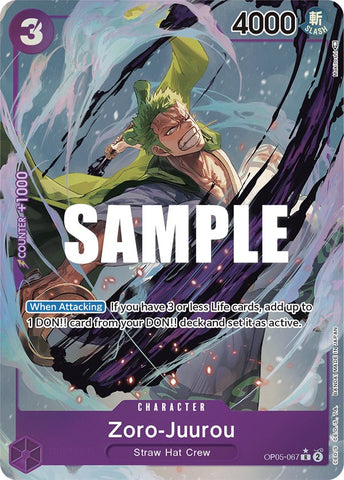 Zoro-Juurou (OP05-067) (Alternate Art) [Awakening of the New Era]