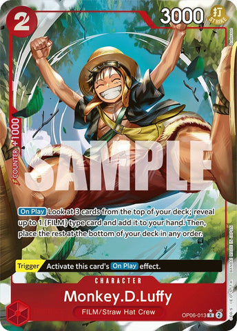 Monkey.D.Luffy (OP06-013) (Alternate Art) [Wings of the Captain]