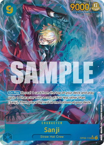 Sanji (OP06-119) (Alternate Art) [Wings of the Captain]