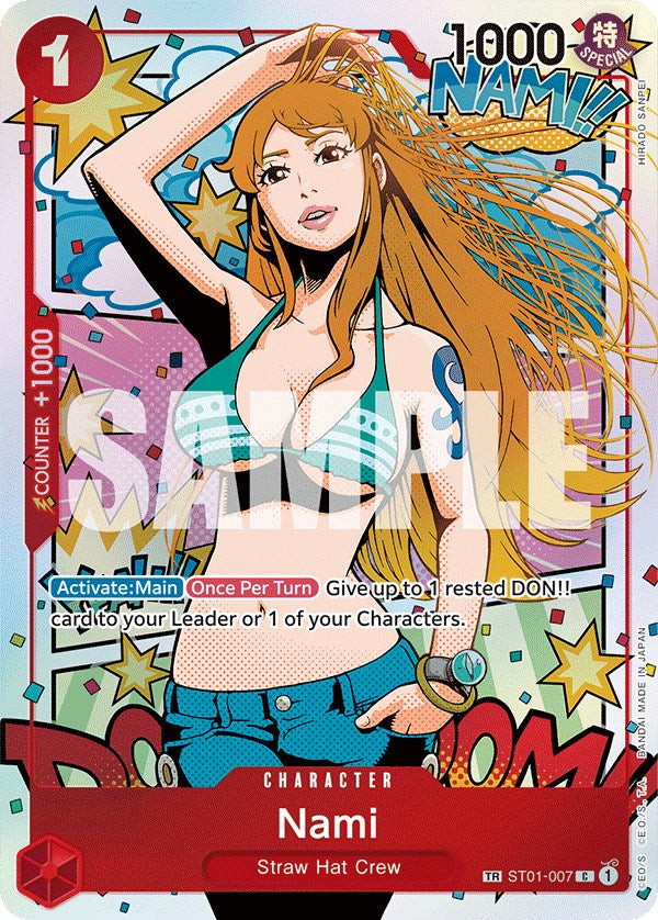 Nami (ST01-007) (Alternate Art) [Wings of the Captain]