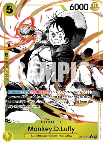 Monkey.D.Luffy (ST13-015) (Parallel) [Ultra Deck: The Three Brothers]