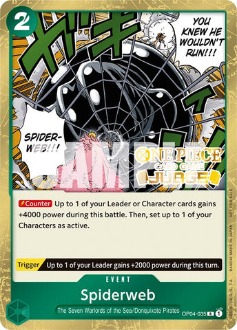 Spiderweb (OP04-035) (Judge Pack Vol. 3) [One Piece Promotion Cards]