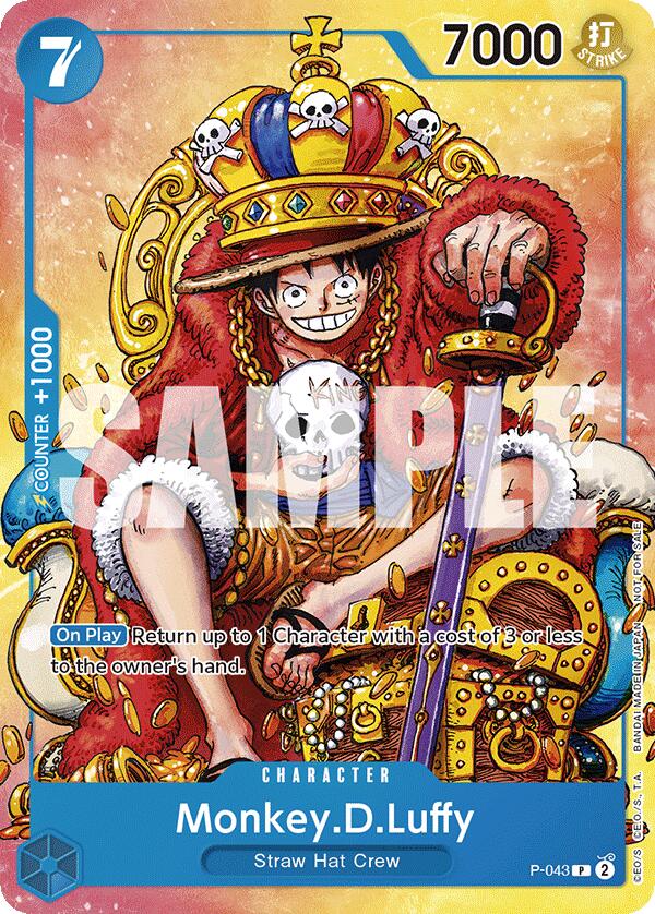 Monkey.D.Luffy (P-043) (Convention Promo 2024) [One Piece Promotion Cards]