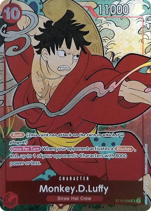 Monkey.D.Luffy (ST10-006) (English Version 1st Anniversary Set) [One Piece Promotion Cards]