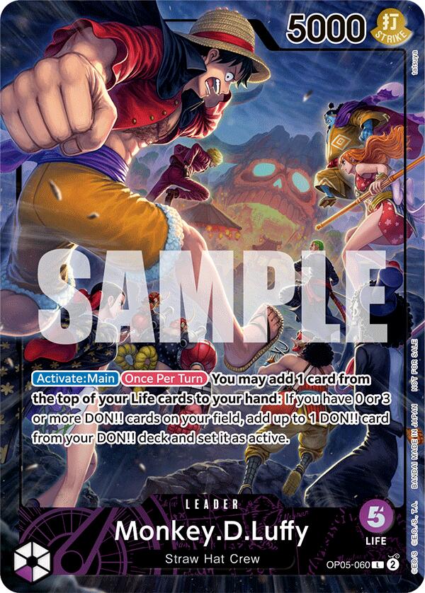 Monkey.D.Luffy (OP05-060) (PSA Magazine) [Awakening of the New Era]