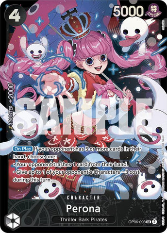 Perona (OP06-093) (Store Treasure Cup 2024) [One Piece Promotion Cards]
