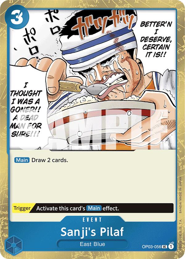 Sanji's Pilaf (OP03-056) (Jolly Roger Foil) [Premium Booster -The Best-]