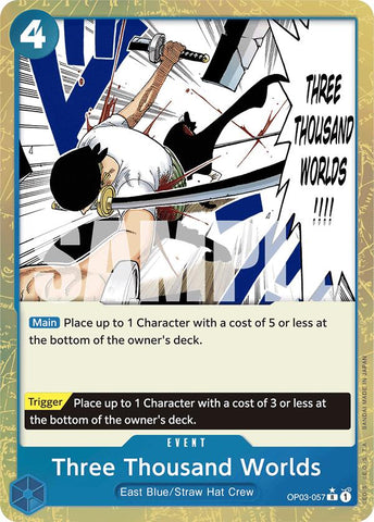 Three Thousand Worlds (OP03-057) (Textured Foil) [Premium Booster -The Best-]
