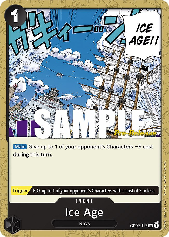 Ice Age (OP02-117) [Paramount War Pre-Release Cards]