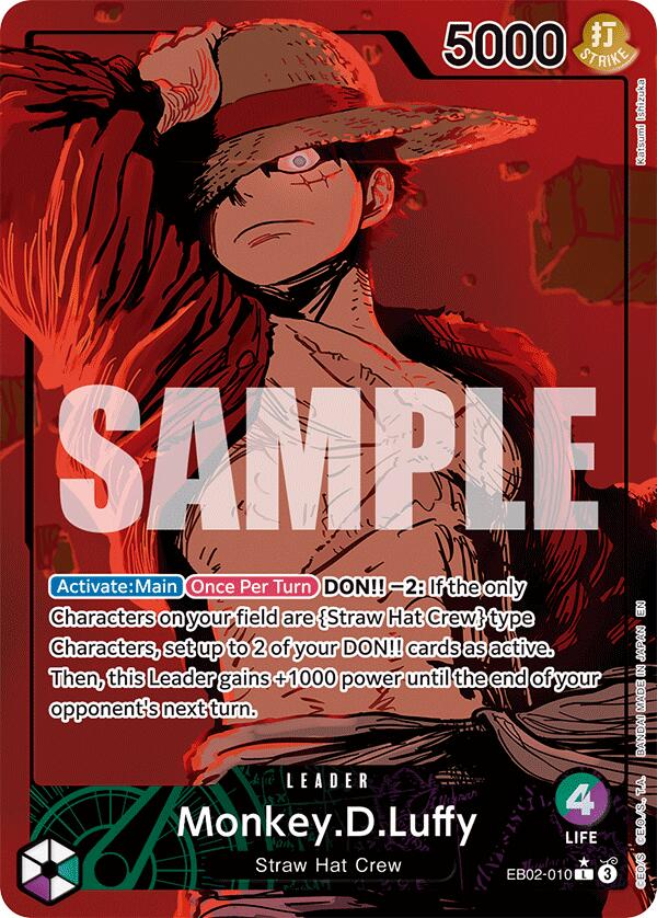 Monkey.D.Luffy (EB02-010) (Alternate Art) [Extra Booster: Anime 25th Collection]