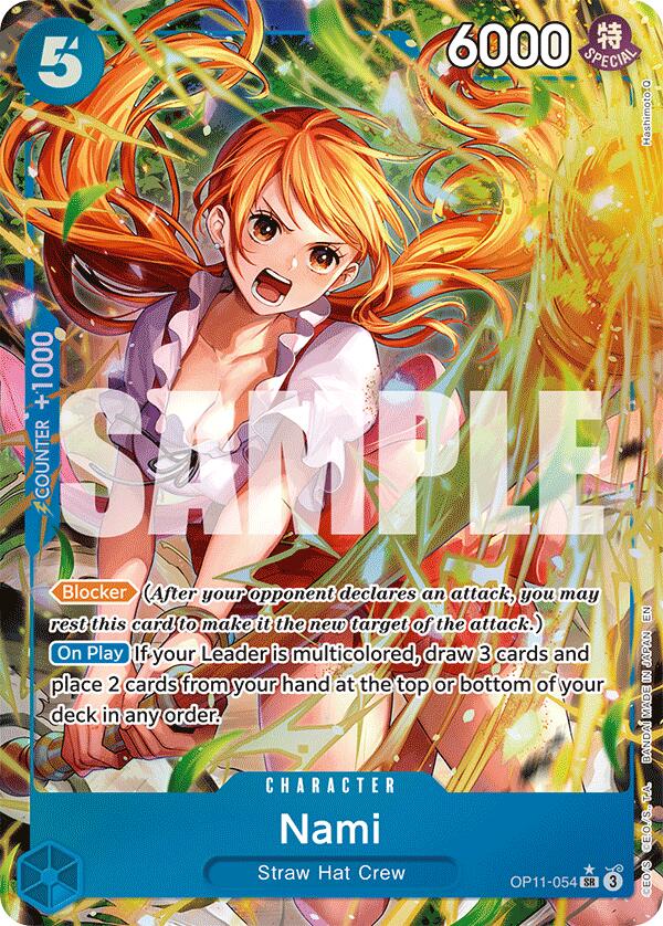 Nami (OP11-054) (Alternate Art) [A Fist of Divine Speed]