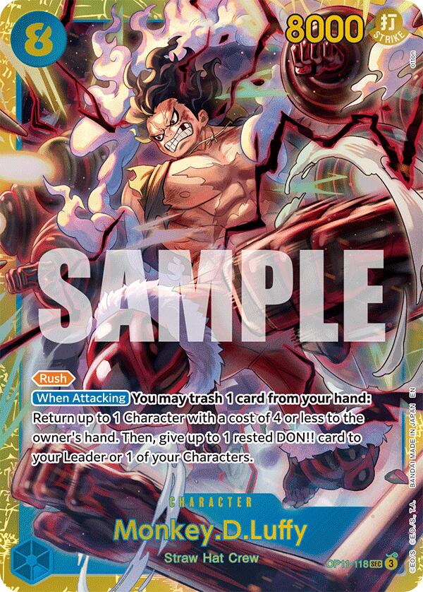 Monkey.D.Luffy (OP11-118) [A Fist of Divine Speed]