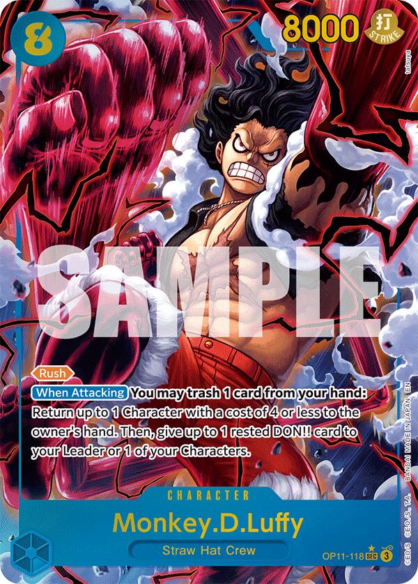 Monkey.D.Luffy (OP11-118) (Alternate Art) [A Fist of Divine Speed]