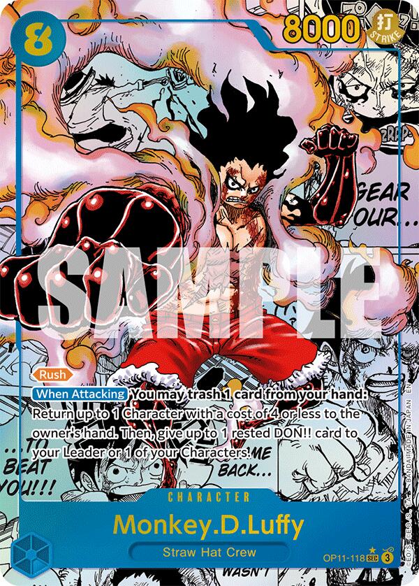 Monkey.D.Luffy (OP11-118) (Manga) [A Fist of Divine Speed]