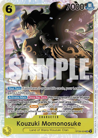 Kouzuki Momonosuke (ST28-004) [Starter Deck: GREEN/YELLOW Yamato]