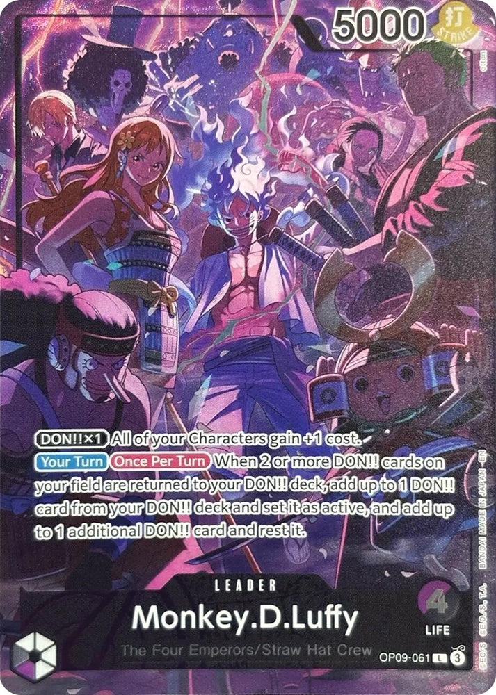 Monkey.D.Luffy (OP09-061) (English Version 2nd Anniversary Set) [One Piece Promotion Cards]