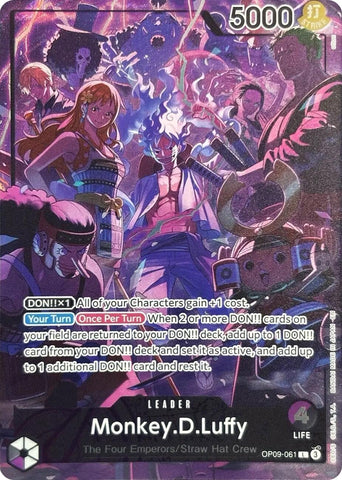 Monkey.D.Luffy (OP09-061) (English Version 2nd Anniversary Set) [One Piece Promotion Cards]