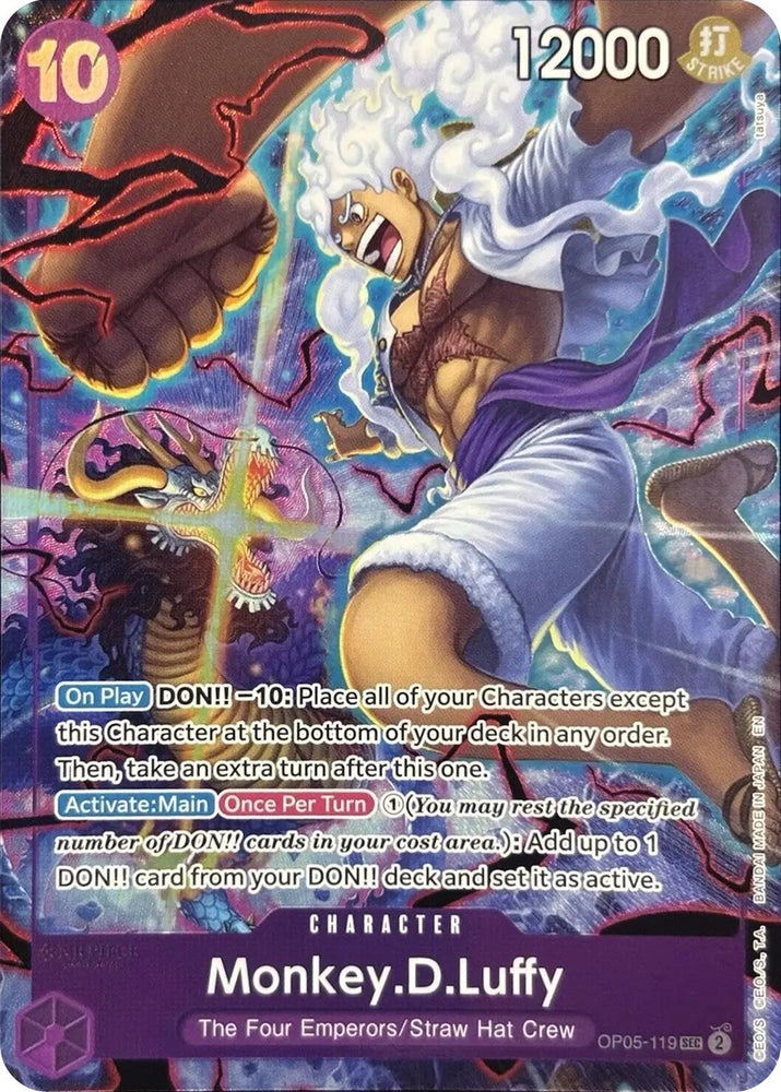 Monkey.D.Luffy (OP05-119) (English Version 2nd Anniversary Set) [One Piece Promotion Cards]