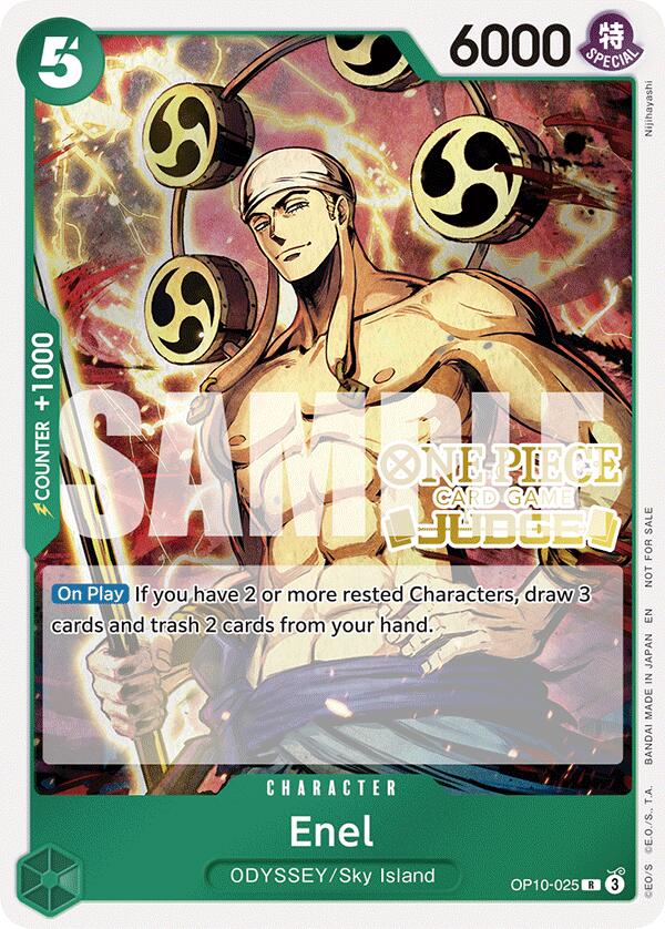 Enel (OP10-025) (Judge Pack Vol. 6) [One Piece Promotion Cards]