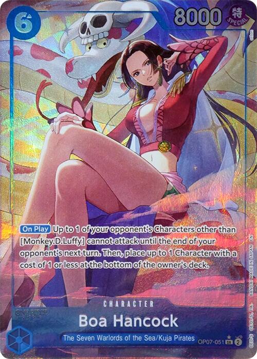 Boa Hancock (OP07-051) (Seven Warlords of the Sea Binder Set) (Alternate Art) [One Piece Promotion Cards]