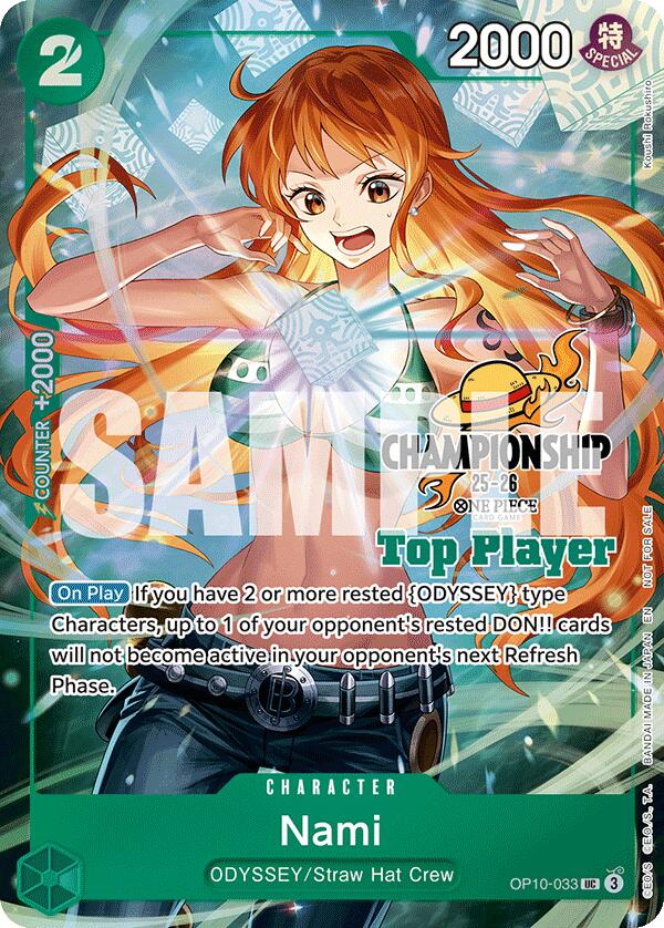 Nami (OP10-033) (CS 25-26 Top Player Pack) [One Piece Promotion Cards]