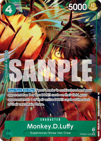 Monkey.D.Luffy (PRB02-005) (Alternate Art) [Premium Booster -The Best- Vol. 2]