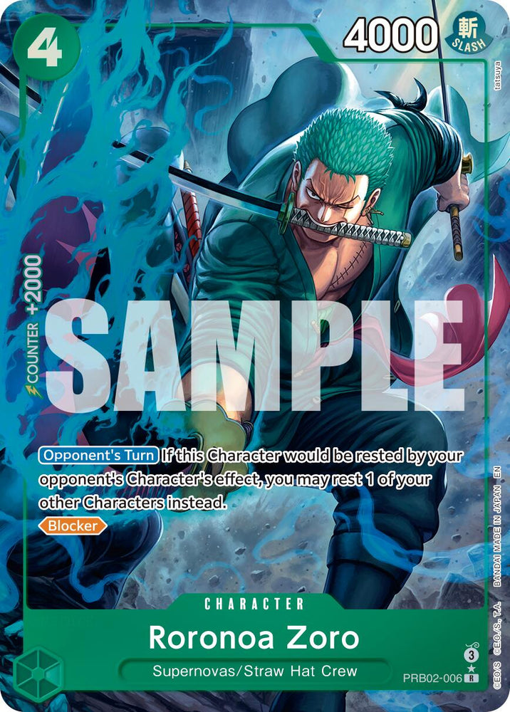 Roronoa Zoro (PRB02-006) (Alternate Art) [Premium Booster -The Best- Vol. 2]