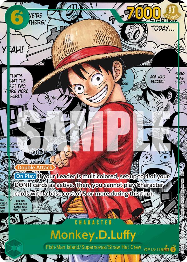 Monkey.D.Luffy (OP13-118) (Super Alternate Art) [Carrying On His Will]
