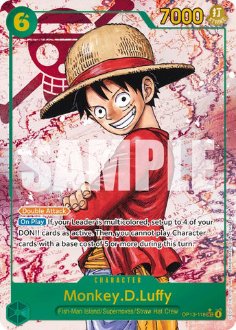 Monkey.D.Luffy (OP13-118) (Parallel) [Carrying On His Will]