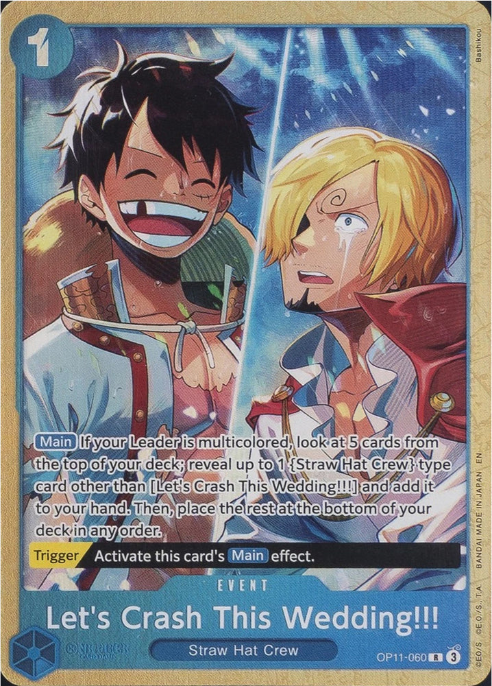 Let's Crash This Wedding!!! (OP11-060) [One Piece Promotion Cards]