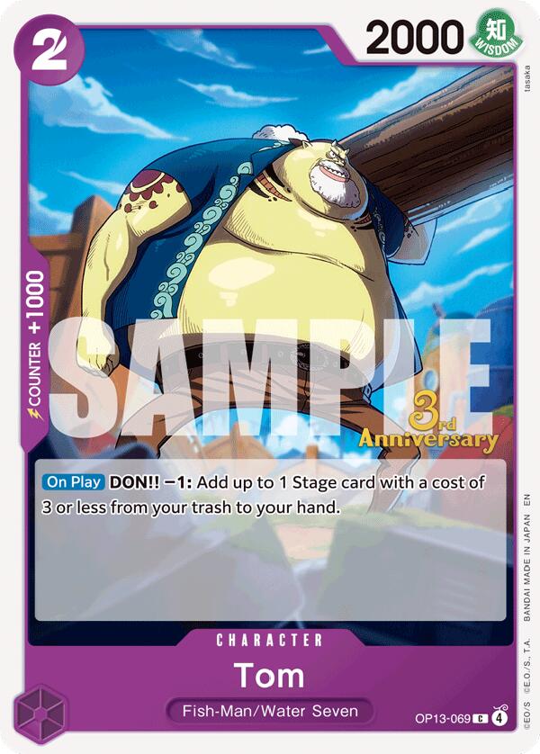 Tom (OP13-069) [Carrying On His Will: 3rd Anniversary Tournament Cards]